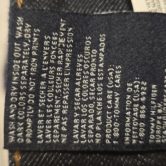 Tommy Hilfiger Men’s Rogar Regular Fit Jeans Dark Wash Size 36 x 32 NWT - Picture 11 of 12